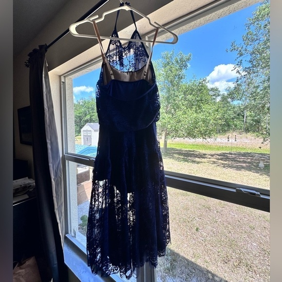 Balera Dancewear Dress- Navy Blue Adult Small - Picture 12 of 12